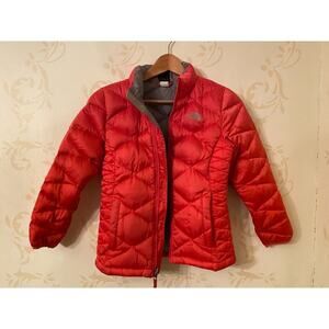 Girls Size 10/12 The North Face Goose Down Puffer Jacket 550 Fil
